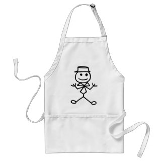 Stickman Showman Standaard Schort