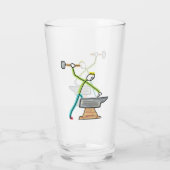Stickman Smederij Glas (Achterkant)