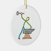 Stickman Smederij Keramisch Ornament (Rechts)