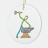 Stickman Smederij Keramisch Ornament (Links)