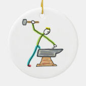 Stickman Smederij Keramisch Ornament (Achterkant)