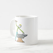 Stickman Smederij Koffiemok (Voorkant links)