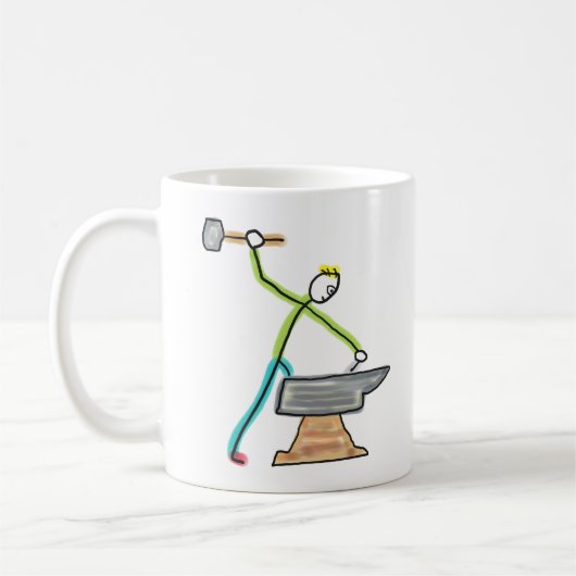 Stickman Smederij Koffiemok (Links)