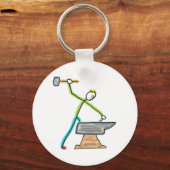 Stickman Smederij Sleutelhanger (Achterkant)
