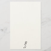 Stickman Track en Field uitvoeren Briefpapier (Voorkant)