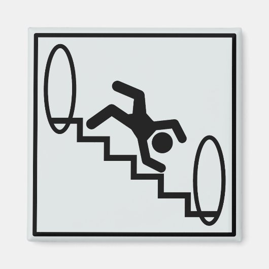 Stickman Trappen - Gevaar Magneet (Voorkant)