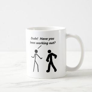 Stickman Workout Grappige Mok