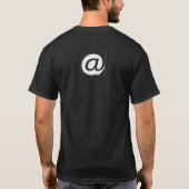 StickMan (zwart), uitgaand T-shirt (Achterkant)