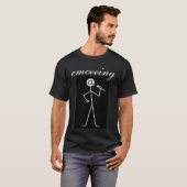 StickMan (zwart), uitgaand T-shirt (Voorkant volledig)