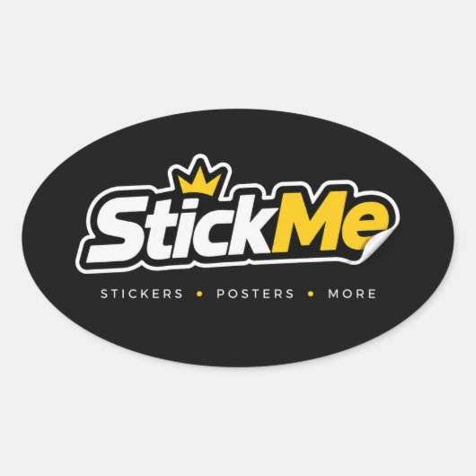StickMe – Premium Sticker Logo Ontwerp (Voorkant)