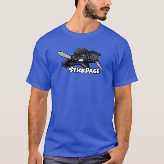 StickPage - Crazy Ninja T-shirt (Voorkant)