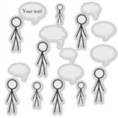 Sticks and Bubbles Stickers (Voorkant)