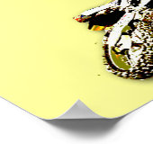 Sticks and Stones Dirt Bike Motocross Funny Poster (Hoek)