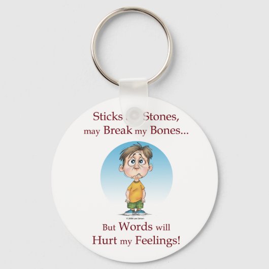 Sticks en Stenen Sleutelhanger (Voorkant)