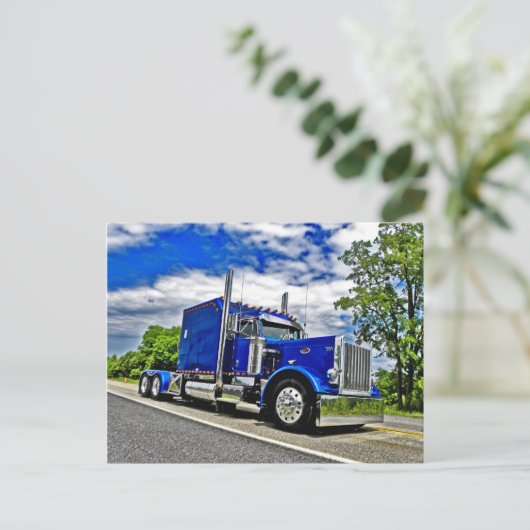 Sticks Peterbilt 359 Briefkaart (Staand voorkant)
