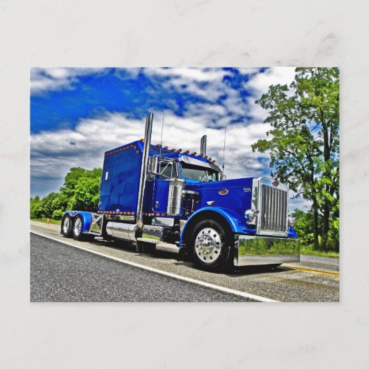 Sticks Peterbilt 359 Briefkaart (Voorkant)