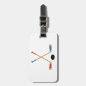 Sticks & Puck Bagagelabel (Voorkant verticaal)