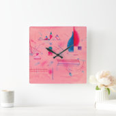 Sticks, The Roos, 1933, door Wassily Kandinsky Vierkante Klok (Huis)