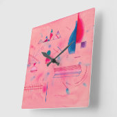 Sticks, The Roos, 1933, door Wassily Kandinsky Vierkante Klok (Hoek)