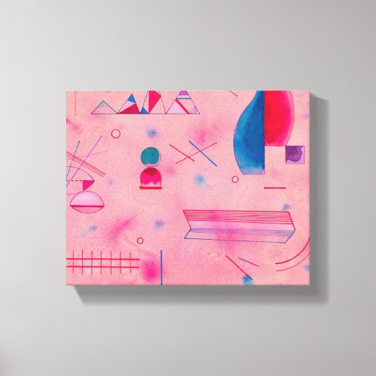 Sticks, The Rose, 1933 by Wassily Kandinsky Canvas Afdruk (Voorkant)