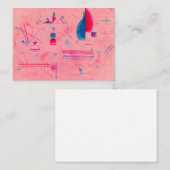 Sticks, The Rose, 1933 by Wassily Kandinsky Notitiekaartje (Voorkant / Achterkant)