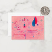 Sticks, The Rose, 1933 by Wassily Kandinsky Notitiekaartje (Voorkant / Achterkant in situ)