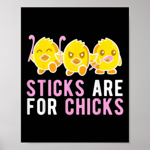 Sticks Voor Meiden Veldhockeyspeler Veldhockey Poster