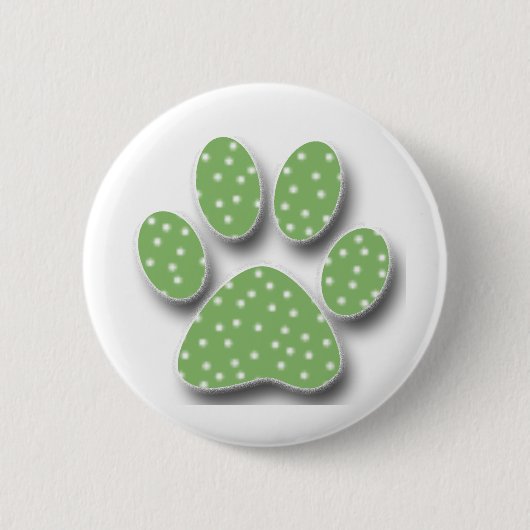 Sticky Catus Paw Ronde Button 5,7 Cm (Voorkant)