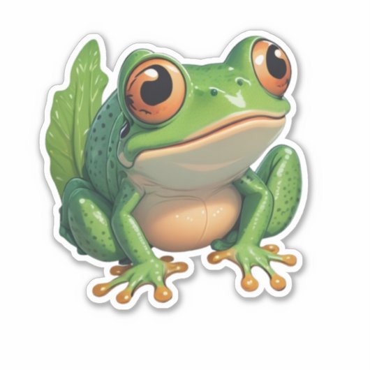 Sticky Frogs Het ultieme decoratieve accent Sticker (Voorkant)
