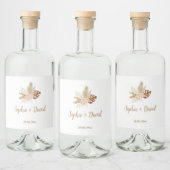 Sticky Labels Bruiloft Bohemian Likeurfles Etiket (Flessen)