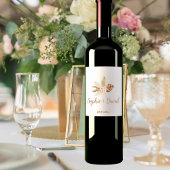 Sticky Labels Bruiloft Bohemian Wijn Etiket