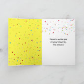 Sticky Note Birthday Kaart (Binnen)