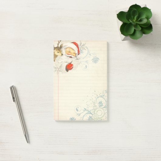 Sticky Note Pad voor Santa & Reindeer Post-it (Kantoor)