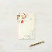 Sticky Note Pad voor Santa & Reindeer Post-it (Op bureau)