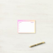 Sticky Note Planner – Prioriteiten & Deadline Lay- (Op bureau)