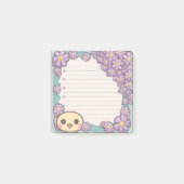 Sticky Note Sjabloon met Botanical (Voorkant)