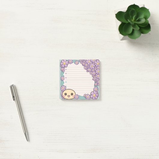 Sticky Note Sjabloon met Botanical (Kantoor)