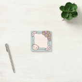 Sticky Note Sjabloon met Whimsical Florals (Kantoor)