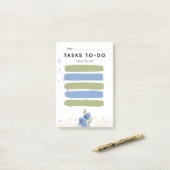 Sticky Note TASKS TO-DO Check Box Blue Orchid (Op bureau)