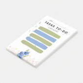 Sticky Note TASKS TO-DO Check Box Blue Orchid (Schuin)