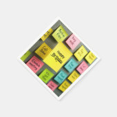 Sticky Note Verjaardag Servet (Hoek)