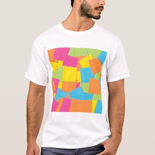 Sticky Notes Art T-shirt (Voorkant)