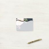 Sticky Notes Baby Roze Kosmos op Navy (Op bureau)