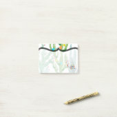 Sticky Notes Boho Llama Boheemse cactussen woestij (Op bureau)