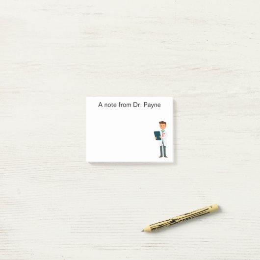 Sticky Notes for Doctors, Nurse, Dentist Male (Op bureau)