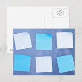Sticky Notes in de badkamer Briefkaart (Voorkant / Achterkant)
