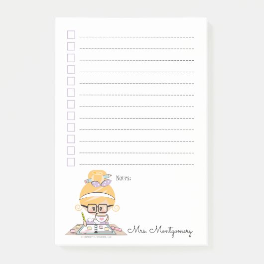 Sticky Notes Lesson Plans Blonde Teacher (Voorkant)