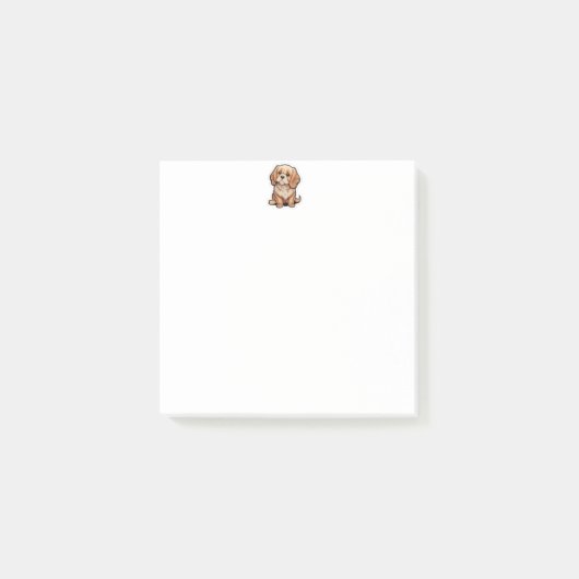 Sticky Notes met je schattige Golden Retriever Dog (Voorkant)