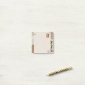 Sticky Notes met je schattige Golden Retriever Dog (Op bureau)