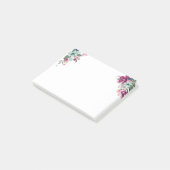 Sticky Notes Tropische bloemen op wit (Schuin)